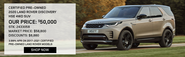 certified pre-owned Land Rover Discovery