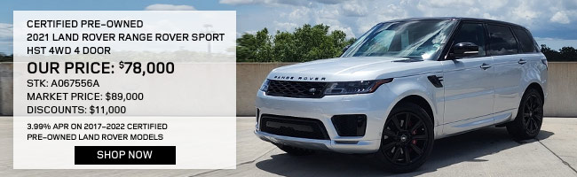 certified pre-owned Land Rover Range Rover