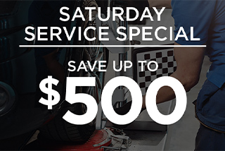 Saturday service specials offer