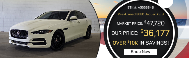 pre-owned 2020 Jaguar XE S