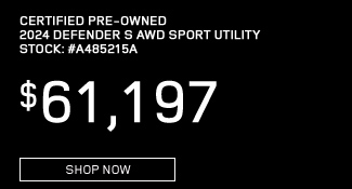 certified used 2024 land rover defender s