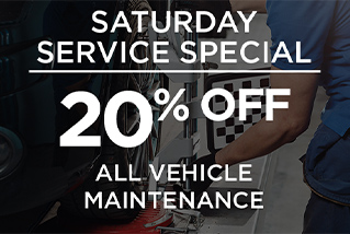 Service offer Saturday service specials