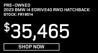Pre-Owned 2023 BMW i4 eDrive40 RWD Hatchback