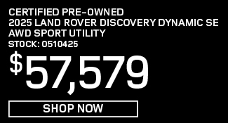 Certified Pre-Owned 2025 Land Rover Discovery	Dynamic SE AWD Sport Utility
