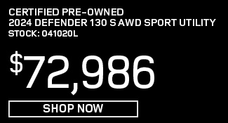 certified used 2024 land rover defender s