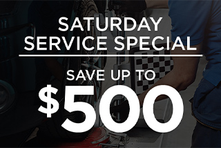 Saturday service specials offer