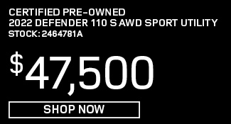 certified used 2022 Land Rover Defender S AWD