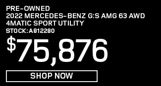 Pre-Owned 2022 Mercedes-Benz G:S AMG 63 AWD 4MATIC Sport Utility Offer