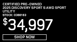 Certified Pre-Owned 2025 Discovery Sport S AWD Sport Utility offer