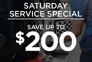 Service offer Saturday service specials