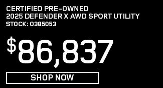 Certified Pre-Owned 	2025	Discovery	Metroplitan Edition AWD Sport Utility offer