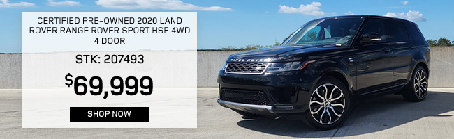 certified pre-owned 2019 Land Rover