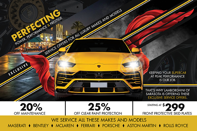 Lamborghini Of Sarasota Cordially Invites You…