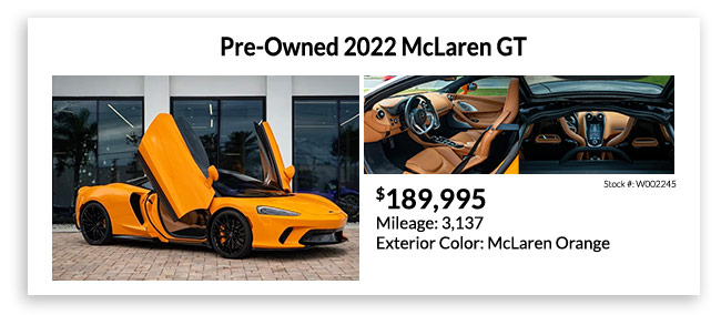 2022 McLaren GT