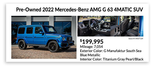 2022 Mercedes-Benz AMG G