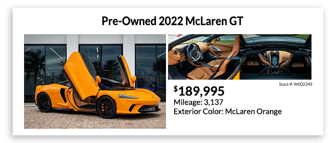 2022 McLaren GT