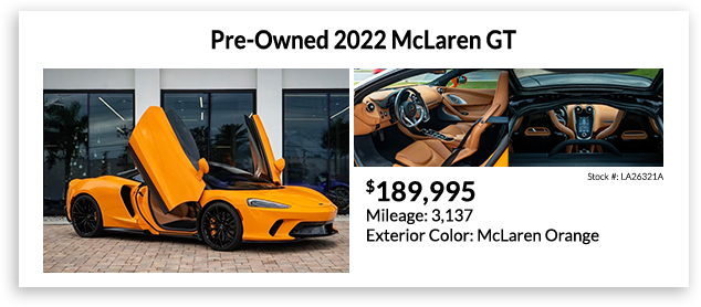 2022 McLaren GT