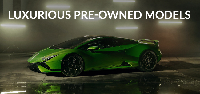 luxurious pre-owned models