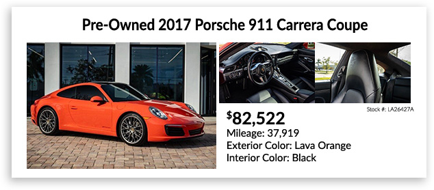 pre-owned Porsche 911 Carrera