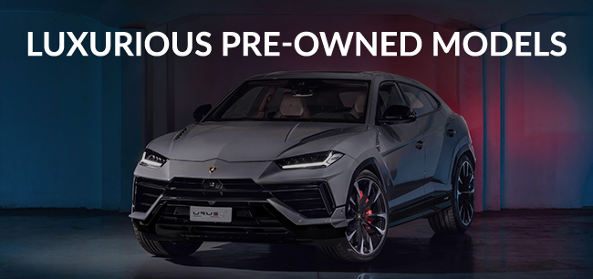 luxurious pre-owned models