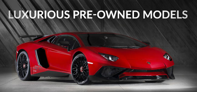 luxurious pre-owned models