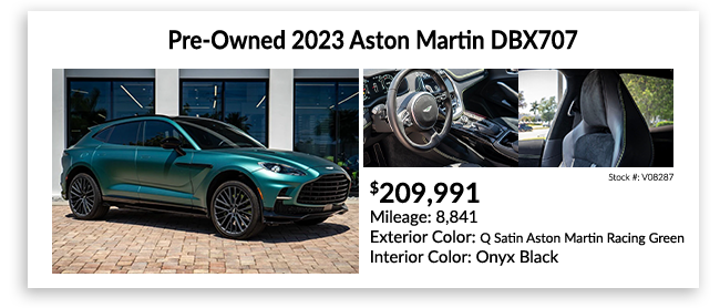 pre-owned 2022 Aston Martin