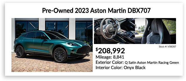 pre-owned 2022 Aston Martin