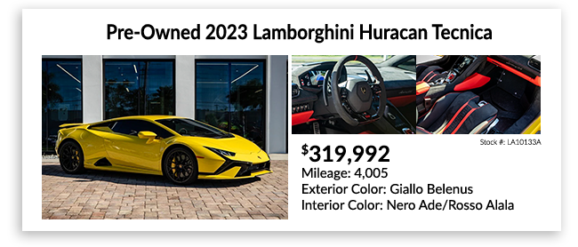pre-owned 2021 Lamborghini Huracan STO