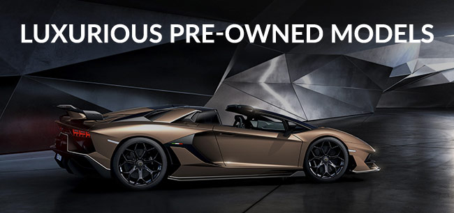luxurious pre-owned models