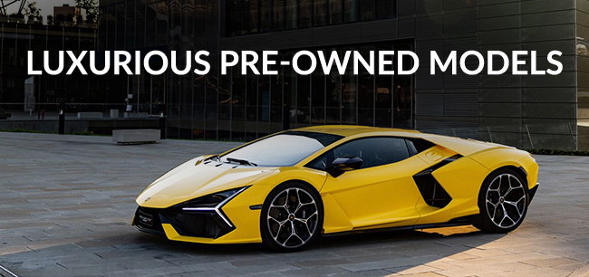 luxurious pre-owned models