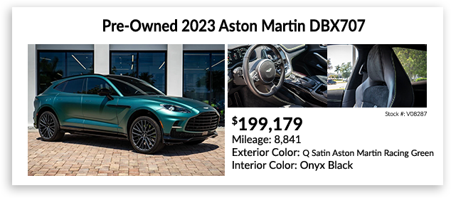 pre-owned 2022 Aston Martin