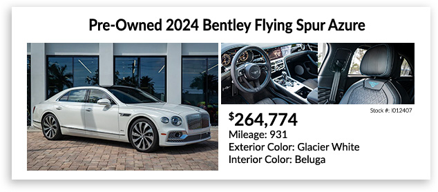 pre-owned 2024 BENTLEY