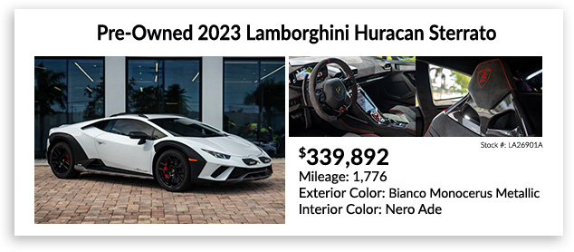 pre-owned 2023 LAMBORGHINI