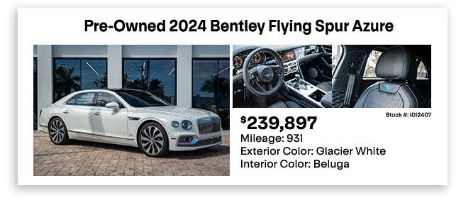 Pre-Owned 2024 Bentley Flying Spur Azure