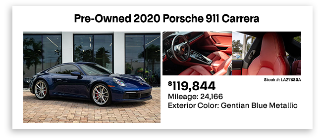 2020 Porsche 911 Carrera