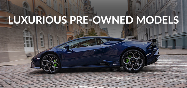 luxurious pre-owned models
