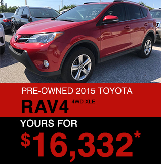 2015 Toyota RAV4 FWD 4dr XLE