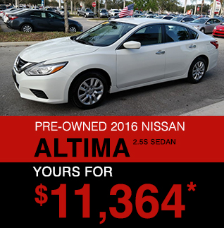 2016 Nissan Altima 2.5 S Sedan