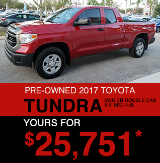 2017 Toyota Tundra 2WD SR Double Cab 6.5' Bed 4.6L