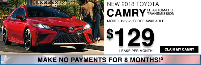 NEW 2018 TOYOTA CAMRY LE AUTOMATIC TRANSMISSION