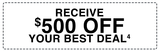 Over 100 Cars, Trucks & SUVs to choose from starting at $8,0493 Receive $500 Off Your Best Deal