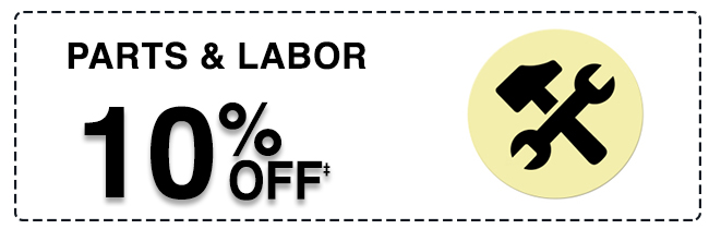10% Off Parts & Labor‡