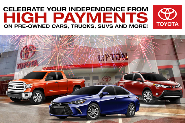 Celebrate Your Independence from High Payments