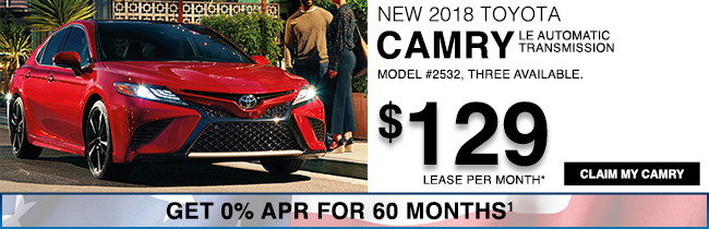 NEW 2018 CAMRY LE AUTOMATIC TRANSMISSION