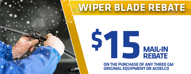 Wiper Blade Rebate