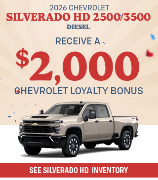2026 Chevrolet Silverado HD 2500/3500 Diesel offer