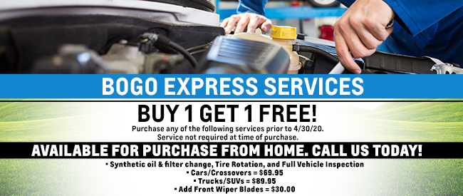 BOGO Express Services – Buy 1 Get 1 Free!
