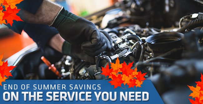 End of Summer Savings On The Service You Need