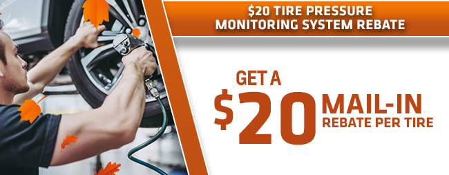 Tire Pressure Monitoring System Rebate