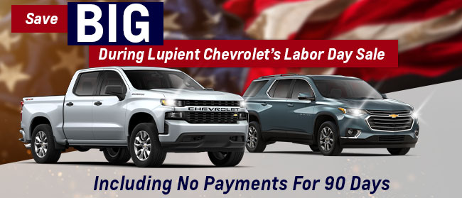 Save BIG During Lupient Chevrolet’s Labor Day Sale